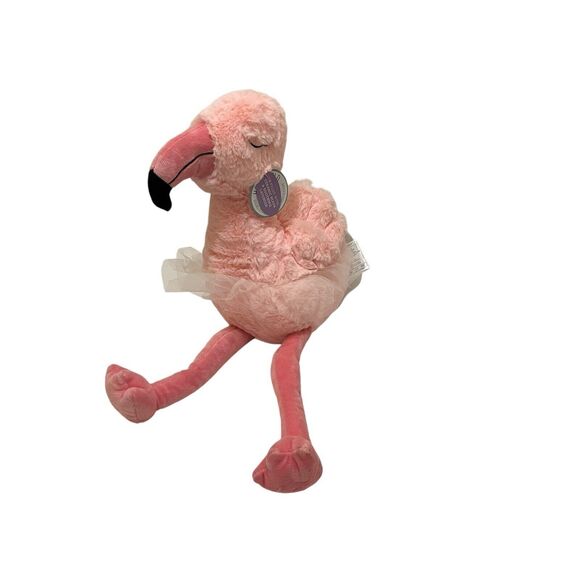 Cozy Hugs Jumbo 18” Soothing Aromatherapy Hot Cold Buddy Soft Flamingo Plush - Picture 1 of 10